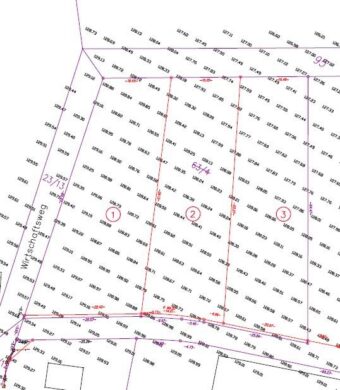 Wohnbaugrundstück am ruhigen Ortsrand von Taucha / Ortsteil Plösitz - Höhenplan Grundstücke (21539)