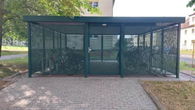 Ihr ebenerdiger Fahrradabstellplatz in der Zwickschen Siedlung - Ansicht Zugang (27586)