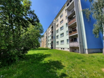 Dreiraumwohnung mit Balkon in Taucha-Ost - Rückansicht (24542)