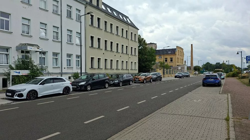 Blick in die Weststraße Richtung Freiligrathstraße