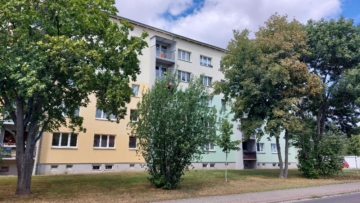 Fünfraumwohnung mit Balkon in Taucha-Ost - Rückseite (26092)