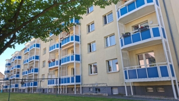 Wohnberechtigungsschein notwendig - Dreiraumwohnung mit Balkon in der Portitzer Siedlung