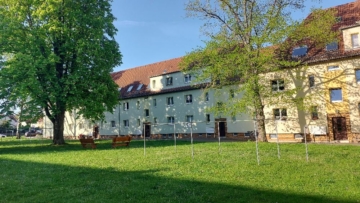 Zweiraumwohnung in der Zwickschen Siedlung in Taucha - Vorderansicht (26322)
